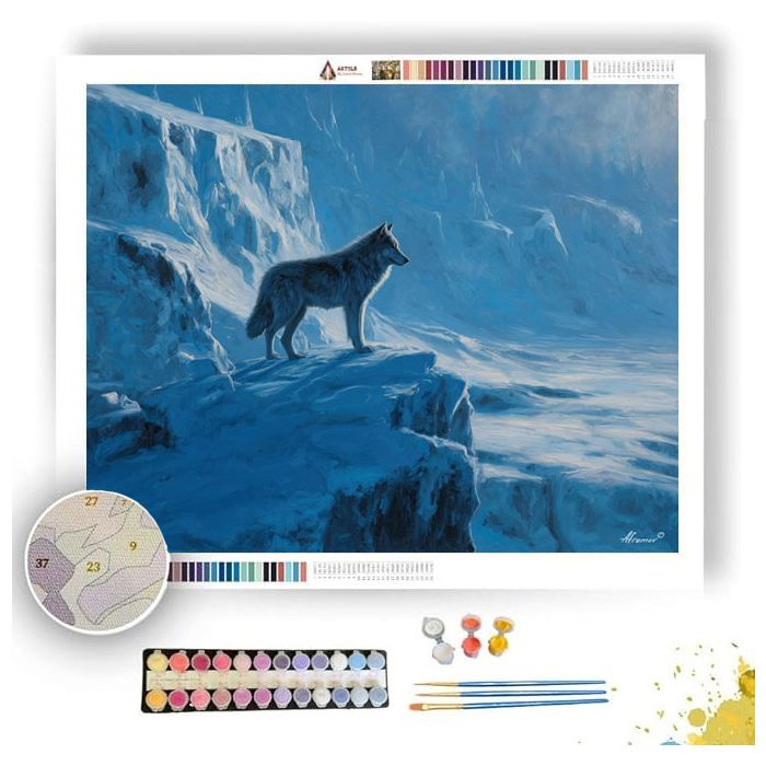 FROSTBOUND WOLF RIDGE - Paint by Numbers Full Kit