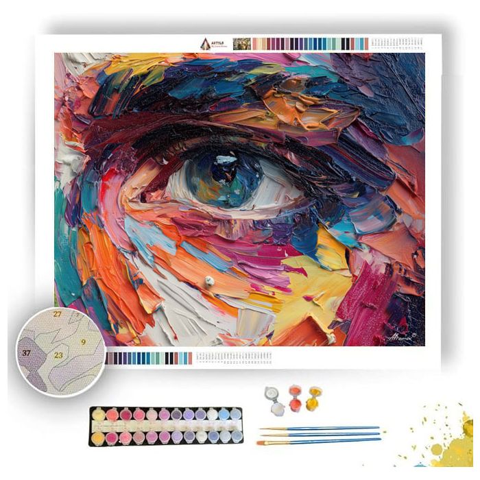 BRIGHT STILL MOMENT - Paint by Numbers Full Kit