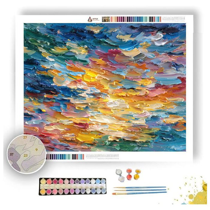 FLOWING LIGHT - Paint by Numbers Full Kit
