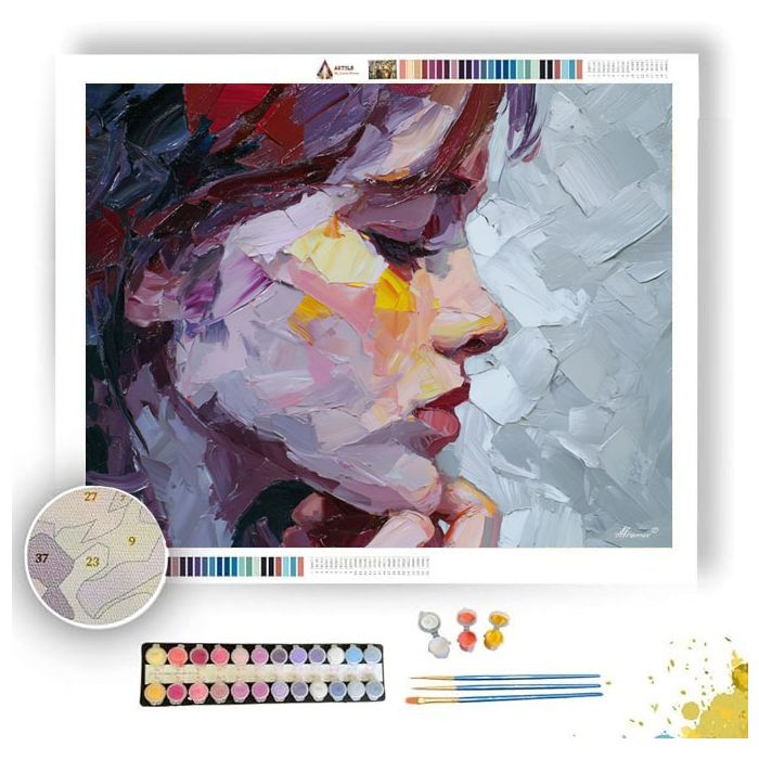 SOFT GENTLE OUTLINE - Paint by Numbers Full Kit