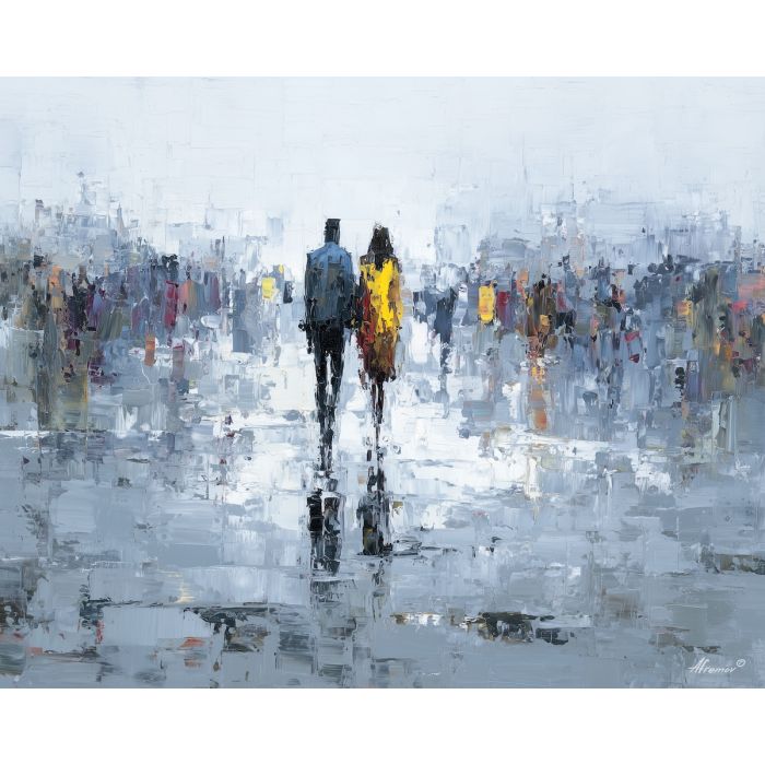 soft, light, gay, palette knife, oil painting, impasto, thick paint, textured surface, expressive art, painterly style, material depth, visual rhythm, contemporary art, hand painted, layered pigment, atmospheric, modern composition