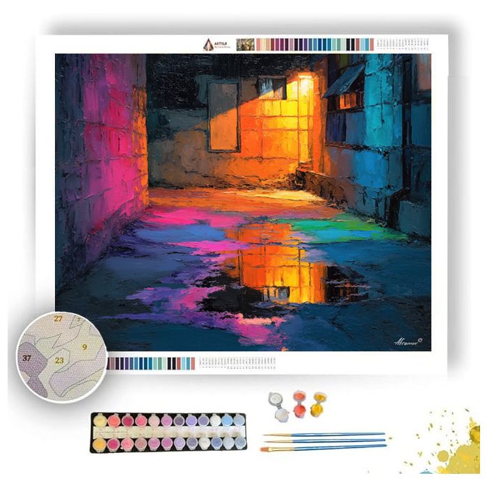 CHARGED OUTLINE - Paint by Numbers Full Kit