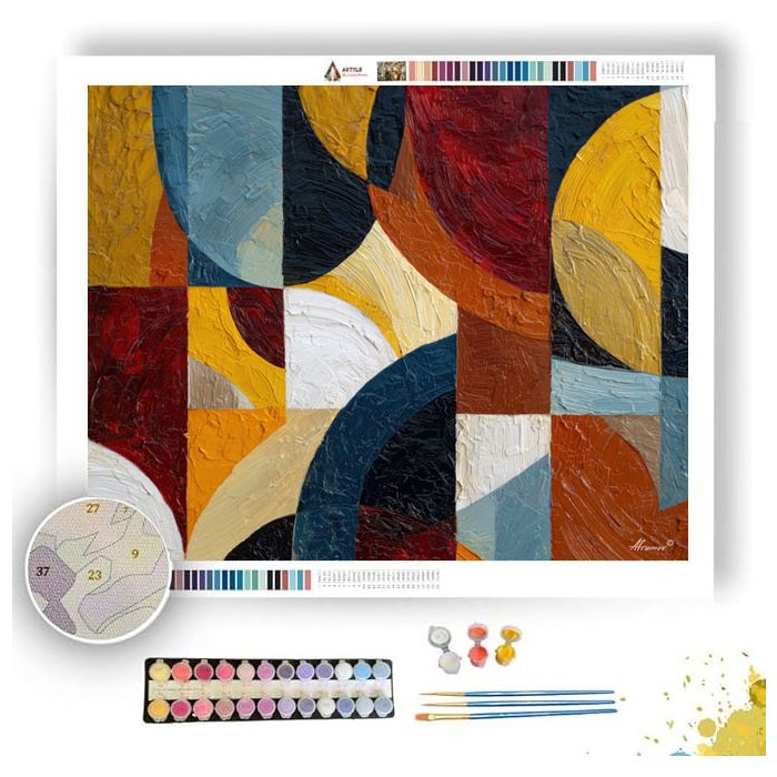 HIDDEN OUTLINE - Paint by Numbers Full Kit