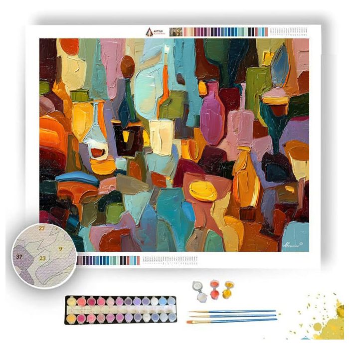 BOLD GESTURE - Paint by Numbers Full Kit