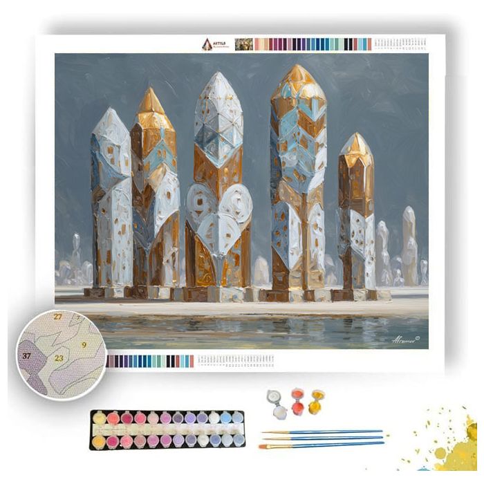 GROUNDED LIGHT - Paint by Numbers Full Kit