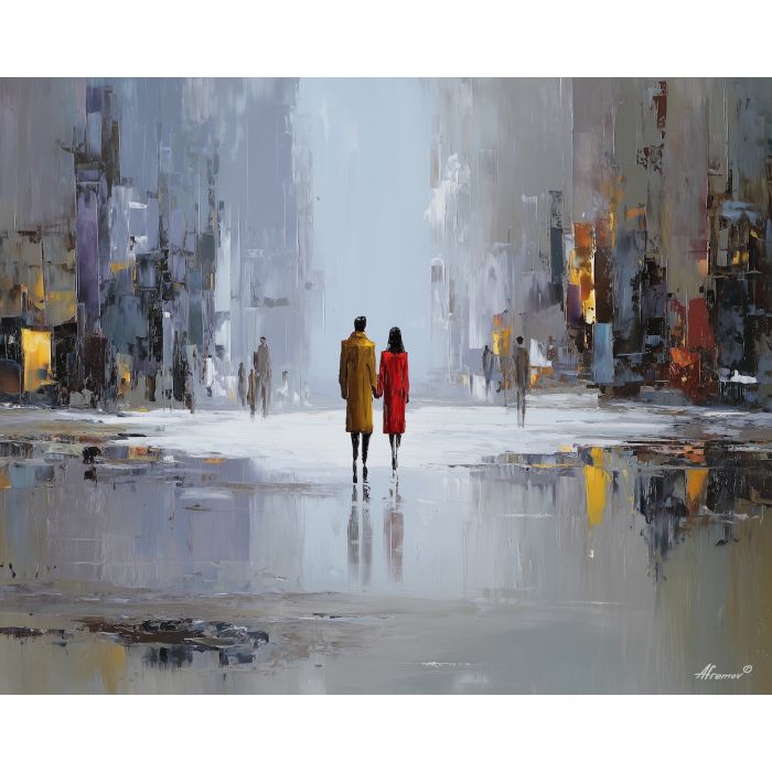 hidden, rhythm, gay, palette knife, oil painting, impasto, thick paint, textured surface, expressive art, painterly style, material depth, visual rhythm, contemporary art, hand painted, layered pigment, atmospheric, modern composition