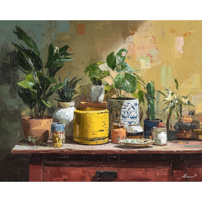 hidden, edge, boho, palette knife, oil painting, impasto, thick paint, textured surface, expressive art, painterly style, material depth, visual rhythm, contemporary art, hand painted, layered pigment, atmospheric, modern composition