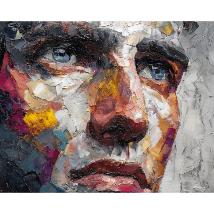 gentle, surface, african american, palette knife, oil painting, impasto, thick paint, textured surface, expressive art, painterly style, material depth, visual rhythm, contemporary art, hand painted, layered pigment, atmospheric, modern composition