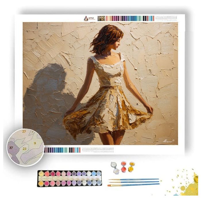 FLOWING FIGURE - Paint by Numbers Full Kit