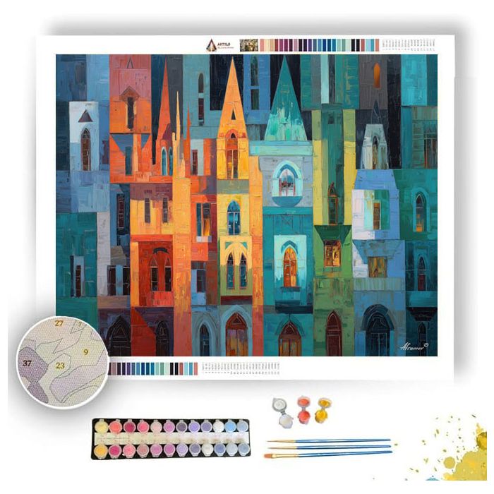 HIDDEN SHAPE - Paint by Numbers Full Kit