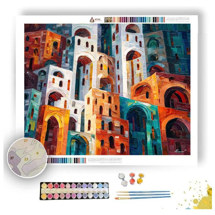 FLOWING BOLD GESTURE - Paint by Numbers Full Kit
