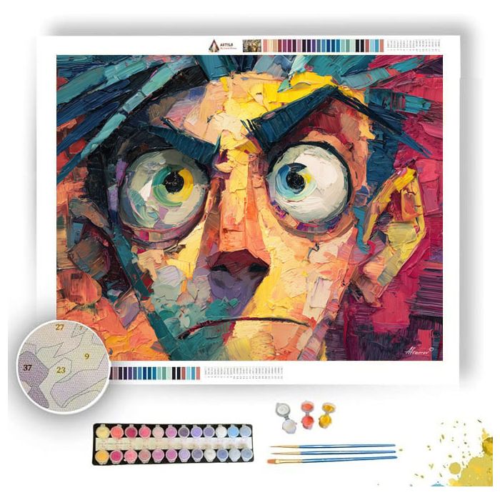 MUTED MUTED SURFACE - Paint by Numbers Full Kit