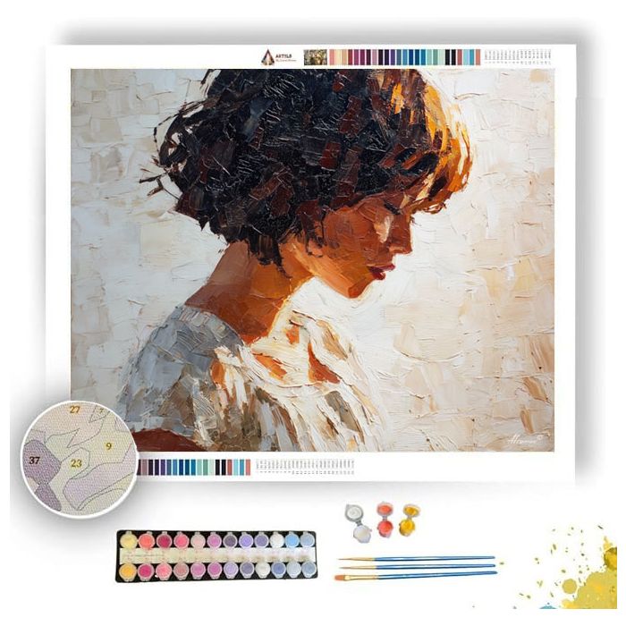 FOCUSED FOCUSED FIGURE - Paint by Numbers Full Kit