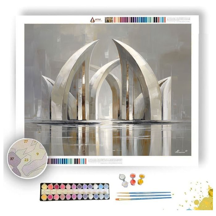 GROUNDED SHAPE - Paint by Numbers Full Kit