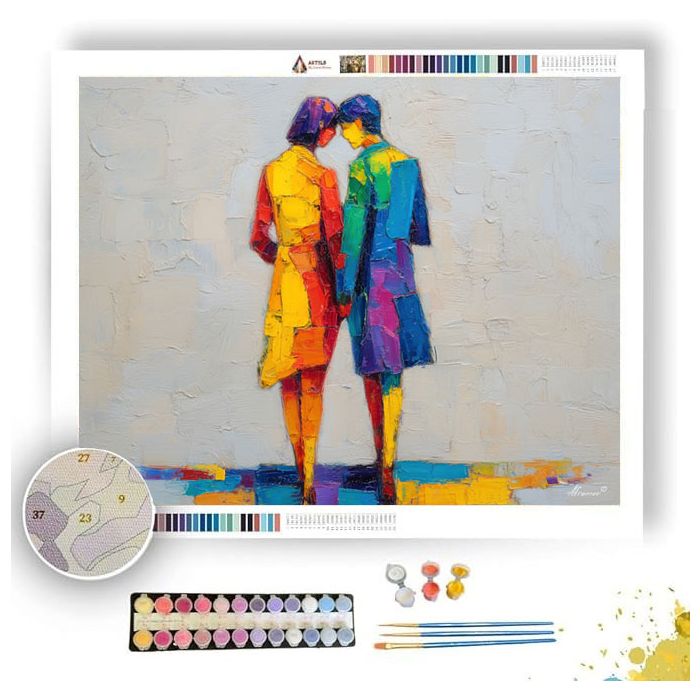 OPEN VIVID OUTLINE - Paint by Numbers Full Kit