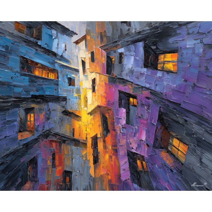 drifting, form, art deco, palette knife, oil painting, impasto, thick paint, textured surface, expressive art, painterly style, material depth, visual rhythm, contemporary art, hand painted, layered pigment, atmospheric, modern composition