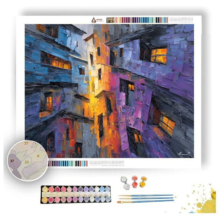 DRIFTING FORM - Paint by Numbers Full Kit