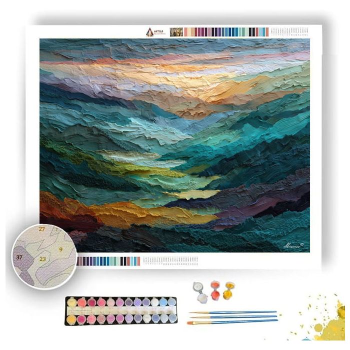 DRIFTING FIELD - Paint by Numbers Full Kit