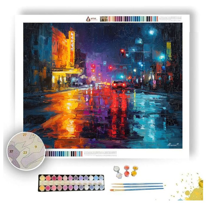 BRIGHT GROUNDED FRAME - Paint by Numbers Full Kit