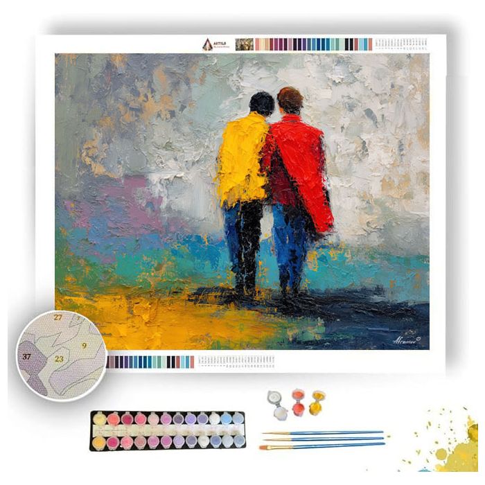 GRAPHIC GESTURE - Paint by Numbers Full Kit