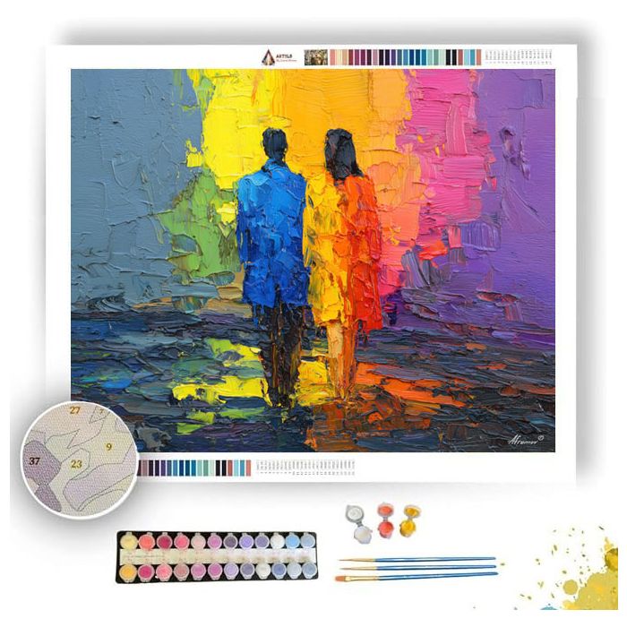 VIVID LUMINOUS SCENE - Paint by Numbers Full Kit