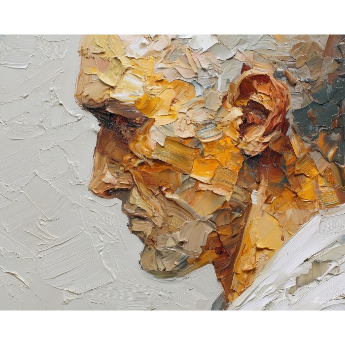 warm, edge, african american, palette knife, oil painting, impasto, thick paint, textured surface, expressive art, painterly style, material depth, visual rhythm, contemporary art, hand painted, layered pigment, atmospheric, modern composition