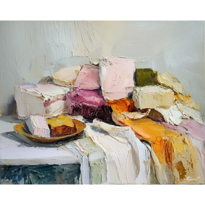 soft, graphic, form, boho, palette knife, oil painting, impasto, thick paint, textured surface, expressive art, painterly style, material depth, visual rhythm, contemporary art, hand painted, layered pigment, atmospheric, modern composition