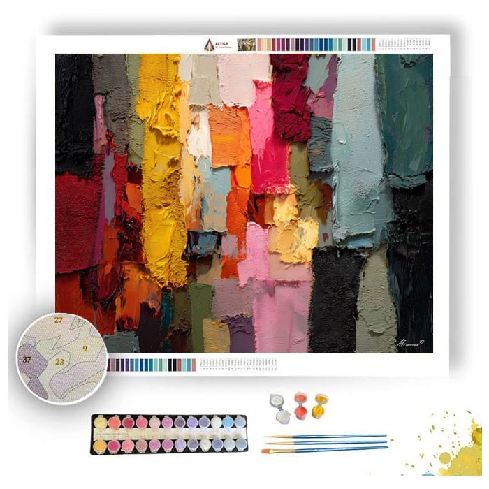 FOCUSED VIVID PRESENCE - Paint by Numbers Full Kit