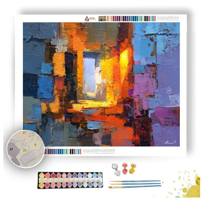 BOLD LUMINOUS RHYTHM - Paint by Numbers Full Kit