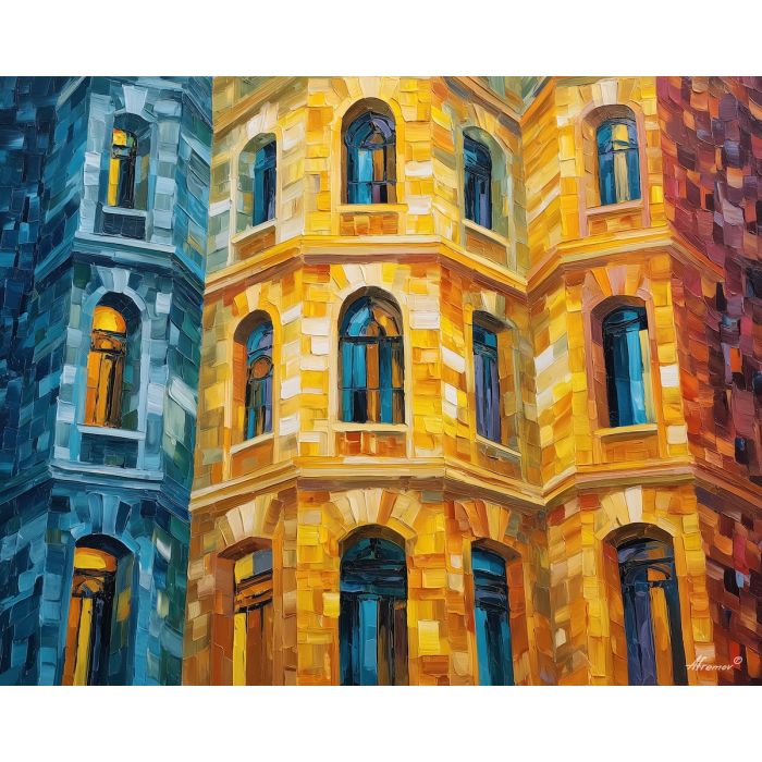 flowing, soft, frame, art deco, palette knife, oil painting, impasto, thick paint, textured surface, expressive art, painterly style, material depth, visual rhythm, contemporary art, hand painted, layered pigment, atmospheric, modern composition