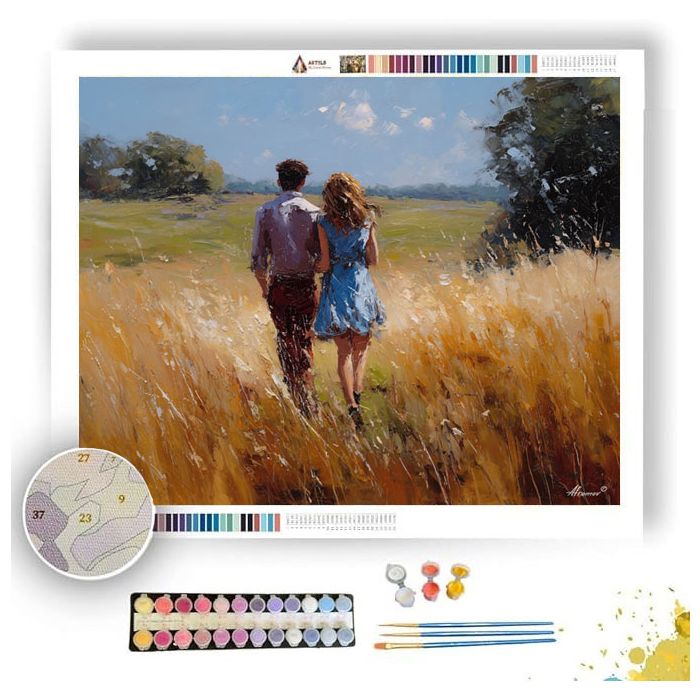 STILL FIELD - Paint by Numbers Full Kit