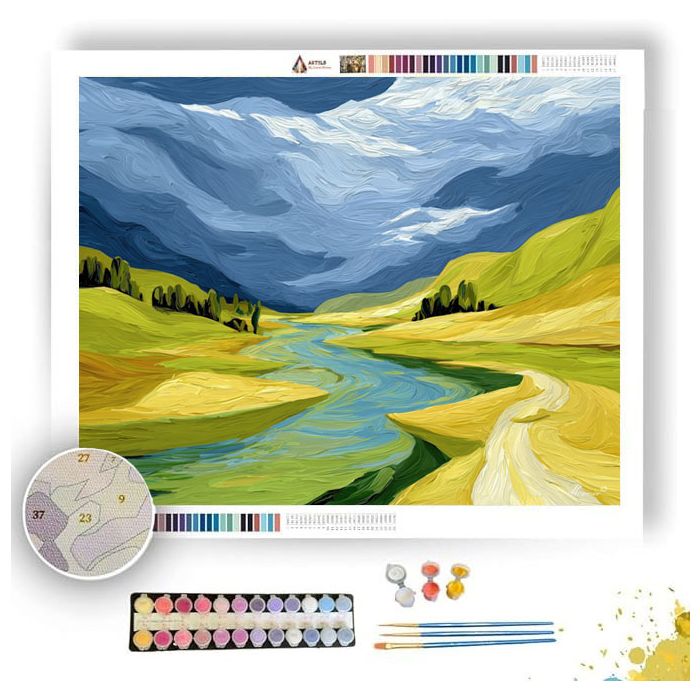 FLOWING PRESENCE - Paint by Numbers Full Kit