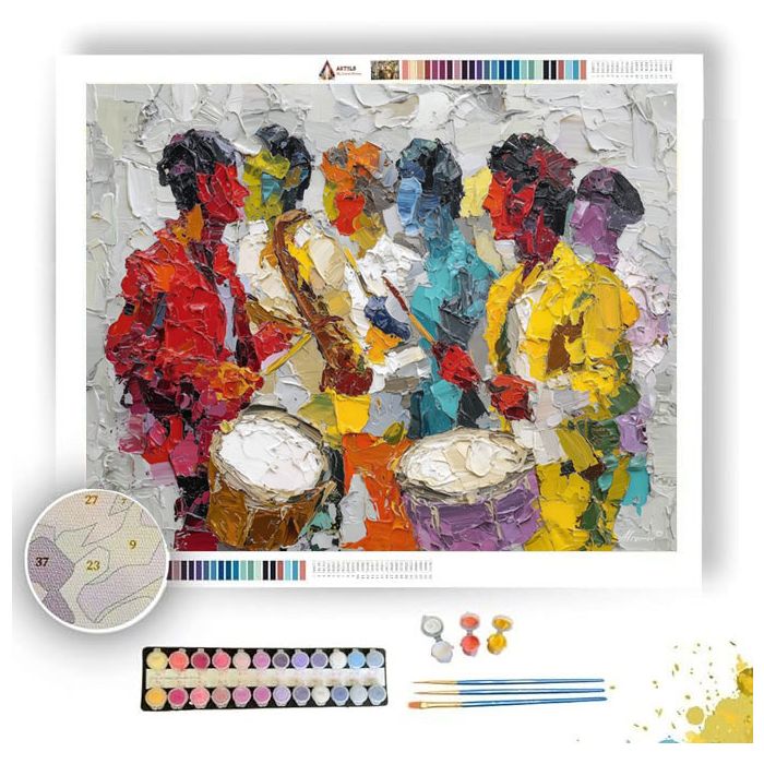 CHARGED RHYTHM - Paint by Numbers Full Kit