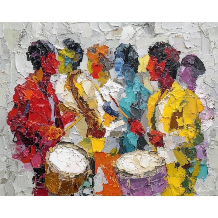 charged, rhythm, gay, palette knife, oil painting, impasto, thick paint, textured surface, expressive art, painterly style, material depth, visual rhythm, contemporary art, hand painted, layered pigment, atmospheric, modern composition