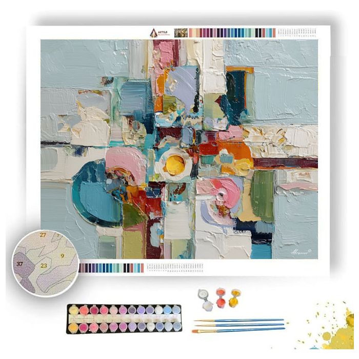 GENTLE VIVID COMPOSITION - Paint by Numbers Full Kit