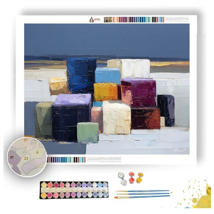 HEAVY MOODY FIELD - Paint by Numbers Full Kit