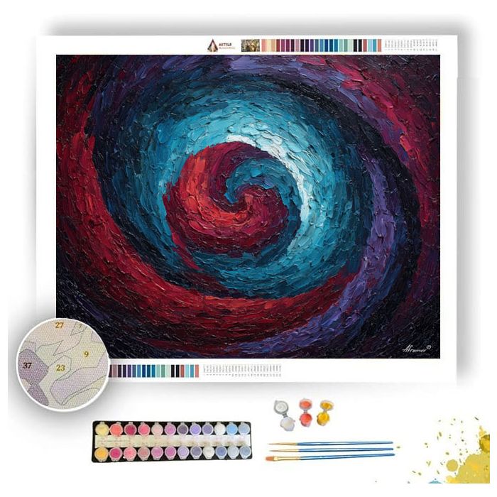 CALM TWISTED MOOD - Paint by Numbers Full Kit