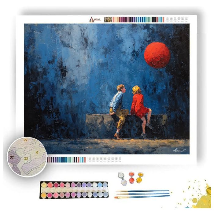 MOODY INTERVAL - Paint by Numbers Full Kit