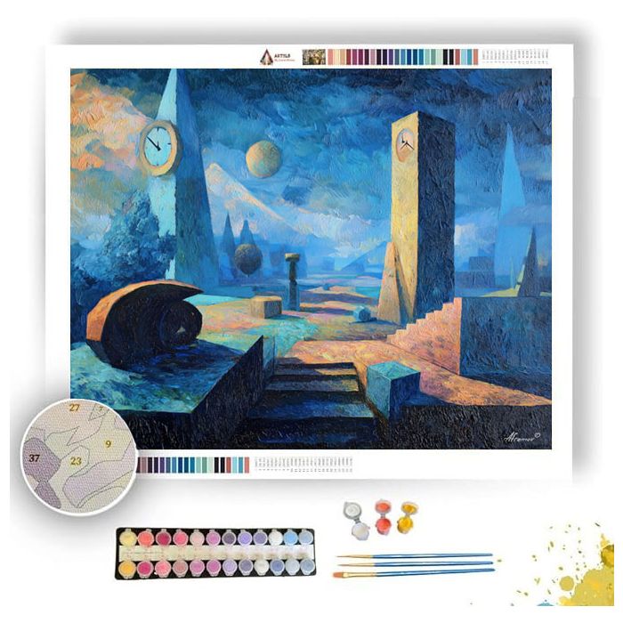 FOCUSED SILENT OUTLINE - Paint by Numbers Full Kit