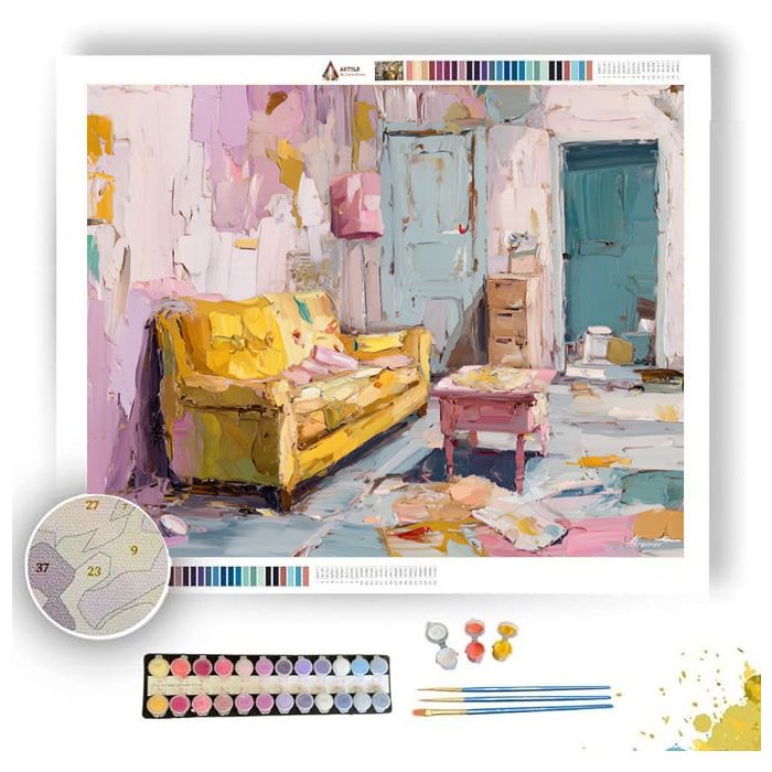 BROKEN SOFT PATTERN - Paint by Numbers Full Kit