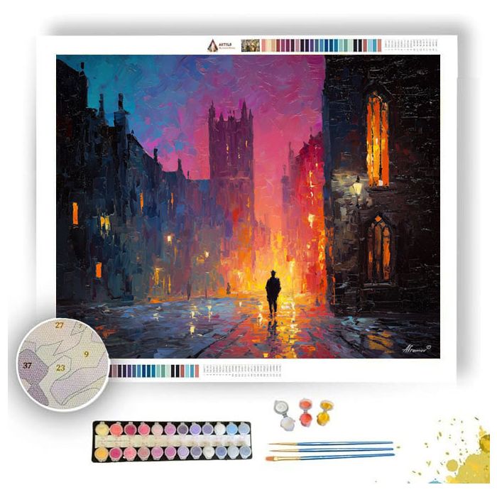 MOODY MOTION - Paint by Numbers Full Kit