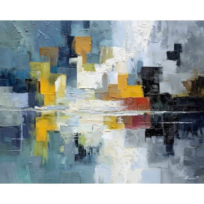 subtle, form, avant garde, palette knife, oil painting, impasto, thick paint, textured surface, expressive art, painterly style, material depth, visual rhythm, hand painted, layered pigment, atmospheric, fine art, contemporary painting