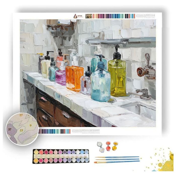 SILENT SHARP SURFACE - Paint by Numbers Full Kit