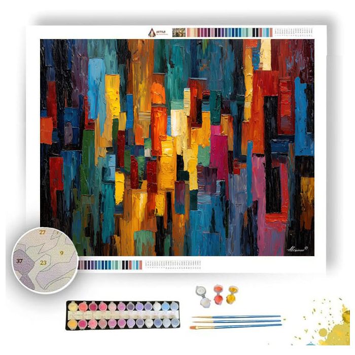 HIDDEN HIDDEN SPACE - Paint by Numbers Full Kit