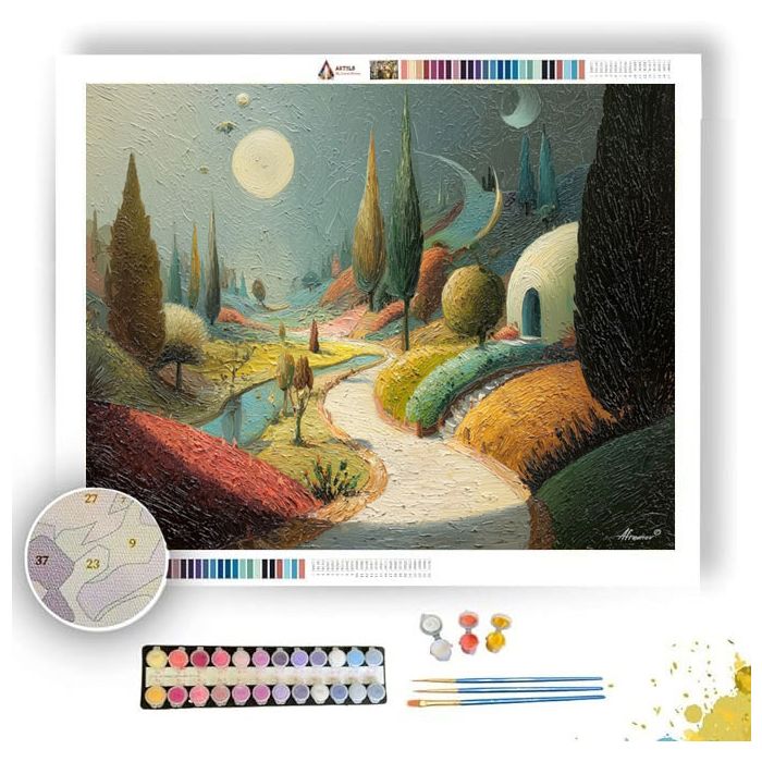 SUBTLE ODD FIGURE - Paint by Numbers Full Kit