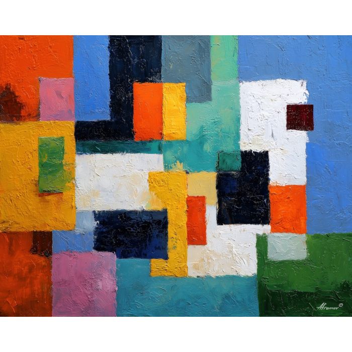 low, still, trace, geometric abstract, palette knife, oil painting, impasto, thick paint, textured surface, expressive art, painterly style, material depth, visual rhythm, hand painted, layered pigment, atmospheric, fine art, contemporary painting