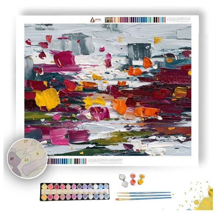 PLAYFUL DENSE INTERVAL - Paint by Numbers Full Kit