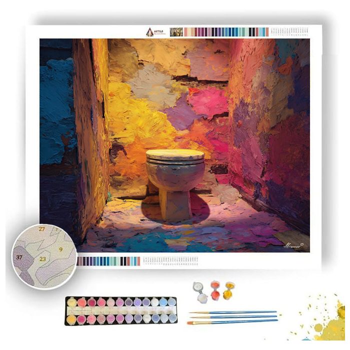 FLOATING TENSE TRACE - Paint by Numbers Full Kit