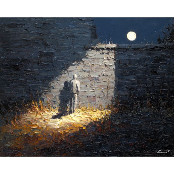 charged, contour, vampire, palette knife, oil painting, impasto, thick paint, textured surface, expressive art, painterly style, material depth, visual rhythm, hand painted, layered pigment, atmospheric, fine art, contemporary painting