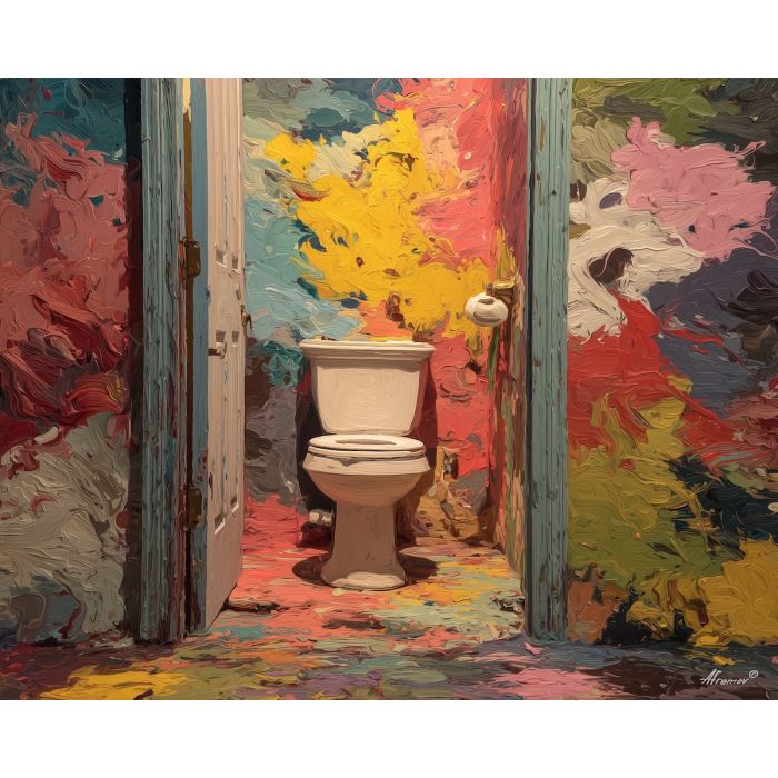 loose, motion, palette knife, oil painting, impasto, thick pigment, layered surface, scraped paint, textured strokes, expressive surface, material depth, hand painted, visual balance, atmospheric, color interaction, paint ridges, manual technique